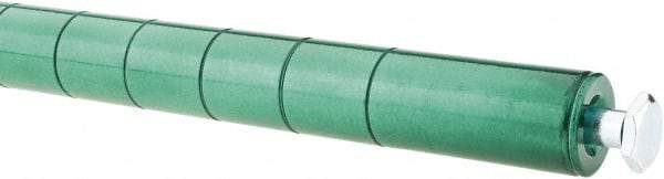 Value Collection - 1-1/2" Wide, 63" High, Open Shelving Accessory/Component - Epoxy Coated Finish, 1-1/2" Deep, Use with NuLine Units - Industrial Tool & Supply