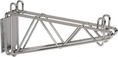 Value Collection - 2-1/2" Wide, 9" High, Open Shelving Mid Wall Bracket - 18" Deep, Use with NuLine Units - Industrial Tool & Supply