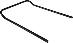 Value Collection - 24" Wide, 34" High, Open Shelving U-Shaped Handle - Black Powder Finish, 4" Deep, Use with NuLine Units - Industrial Tool & Supply