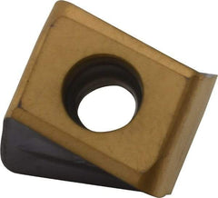 Iscar - T490 LNHT130616 Grade IC808 Carbide Milling Insert - TiAlN/AlTiN/TiN Finish, 0.507" Thick, 1.6mm Corner Radius - Industrial Tool & Supply