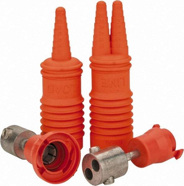 Ideal - 600 VAC, 30 Amp, Inline Fuse Holder - Compatible with 1-1/2 Inch Long x 1-3/16 Inch Wide and 13/32 Inch Diameter Fuse - Industrial Tool & Supply
