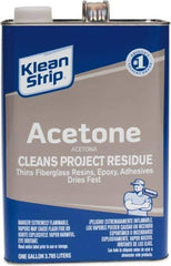 Klean-Strip - 1 Gal Acetone - Comes in Metal Can - Industrial Tool & Supply