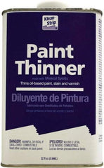 Klean-Strip - 1 Qt Paint Thinner - 784 gL VOC Content, Comes in Metal Can - Industrial Tool & Supply