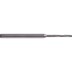 Hertel - 0.48mm Solid Carbide 4 Flute Chucking Reamer - Industrial Tool & Supply