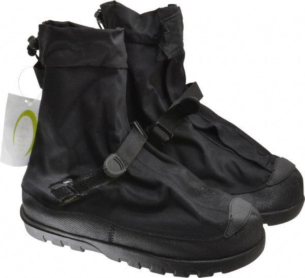 Men's 11.5-13 Traction Overshoes 10″ High, NEOS Perma Sole, Nylon Upper, Black