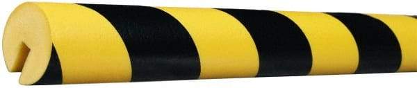 PRO-SAFE - Flexible Polyurethane Foam Type B Corner Guard - Yellow/Black - Industrial Tool & Supply