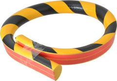 PRO-SAFE - Flexible Polyurethane Foam Type C Wall/Surface Protector - Yellow/Black - Industrial Tool & Supply