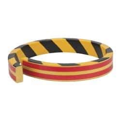 PRO-SAFE - Flexible Polyurethane Foam Type D Wall/Surface Protector - Yellow/Black - Industrial Tool & Supply