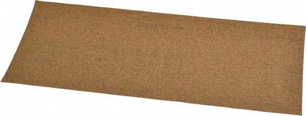 Norton - 100 Grit, Aluminum Oxide Sanding Sheet - 9" Long x 3-2/3" Wide, Fine Grade, C Weighted Paper Backing - Industrial Tool & Supply