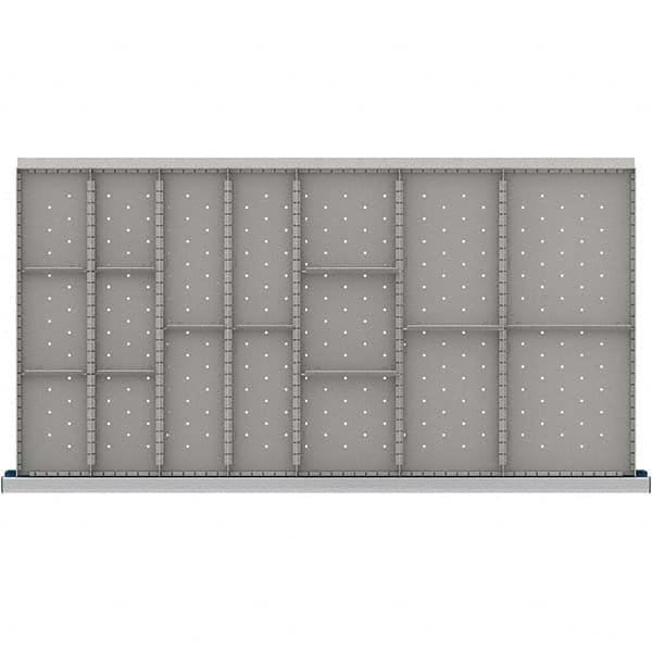 LISTA - 17-Compartment Drawer Divider Layout for 3.15" High Drawers - Industrial Tool & Supply