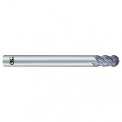 3/32" Dia. - 1-1/2" OAL - Diamond CBD - Ball End SE EM - 4 FL - Industrial Tool & Supply
