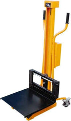 Vestil - 330 Lb Capacity, 44" Lift Height, Portable Workstation Manually Operated Lift - Industrial Tool & Supply