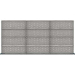 LISTA - 12-Compartment Drawer Divider Layout for 3.15" High Drawers - Industrial Tool & Supply