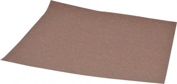 Norton - 600 Grit, Aluminum Oxide Sanding Sheet - 11" Long x 9" Wide, Extra Fine Grade, B Weighted Paper Backing - Industrial Tool & Supply