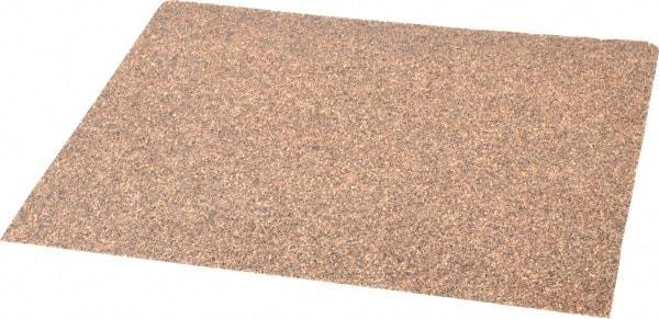 Norton - 36 Grit, Aluminum Oxide Sanding Sheet - 11" Long x 9" Wide, Very Coarse Grade, D Weighted Paper Backing - Industrial Tool & Supply