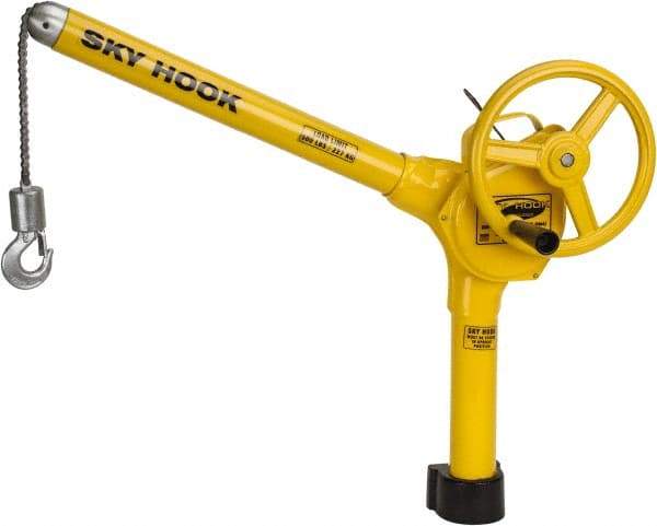 Sky Hook - 500 Lb Load Capacity, Steel Jib Crane - Swing Jib - Industrial Tool & Supply