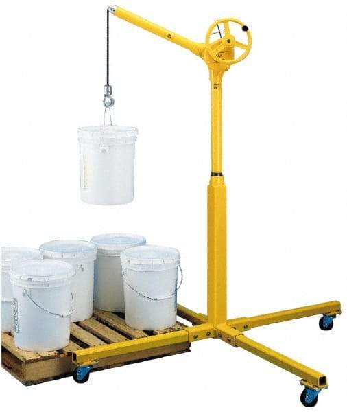 Sky Hook - 500 Lb Load Capacity, Steel Jib Crane - Swing Jib - Industrial Tool & Supply