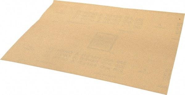 Norton - 220 Grit, Aluminum Oxide Sanding Sheet - 11" Long x 9" Wide, Very Fine Grade, A Weighted Paper Backing - Industrial Tool & Supply