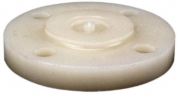 NIBCO - 2" Pipe, 6" OD, PVDF Blind Pipe Flange - Schedule 80, Natural - Industrial Tool & Supply