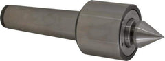 Riten - MT5 Taper Shank, 3-1/16" Head Diam Live Center - 5,500 Max RPM, 2-25/32" Head Length, 1-9/16" Point Diam, 1/4" Point Len, 1,400 Lb Max Workpc, 2-7/16" OAL, Male Point - Industrial Tool & Supply