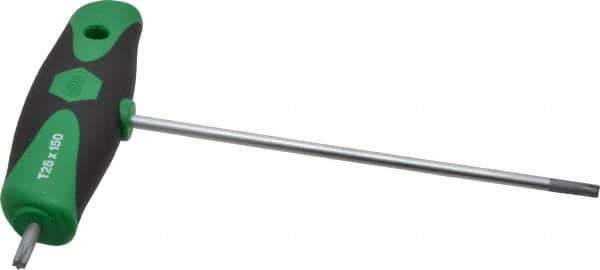 Wiha - T25 Torx Key - T-Handle Cushion Grip, 150mm Length Under Head - Industrial Tool & Supply