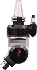 Parlec - Right Angle Milling Head - CAT40 Spindle Taper, Compatible with CNC Machine, Includes Grease, Instructions, Stop Block and Wrenches - Industrial Tool & Supply