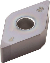 Seco - DNGA432 Grade CBN060K PCBN Turning Insert - TiSiAlN Finish, 55° Diamond, 1/2" Inscr Circle, 3/16" Thick, 1/32" Corner Radius - Industrial Tool & Supply