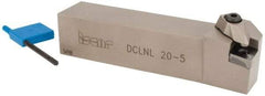 Iscar - DCLN, Left Hand Cut, 95° Lead Angle, 1-1/4" Shank Height x 1-1/4" Shank Width, Negative Rake Indexable Turning Toolholder - 6" OAL, CN.. Insert Compatibility, Series Isoturn - Industrial Tool & Supply