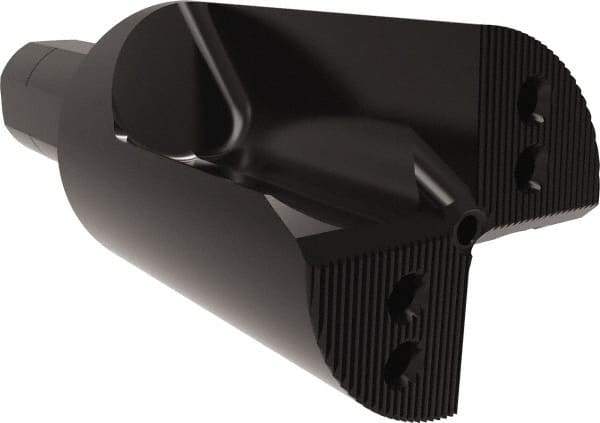 Allied Machine and Engineering - 4" Max Drill Depth, 1xD, 3.6" Diam, Indexable Insert Drill - 8 Inserts, 2" Shank Diam, Straight Shank - Industrial Tool & Supply