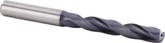 Kennametal - Letter L 140° Solid Carbide Jobber Drill - Multilayer TiAlN Finish, Right Hand Cut, Spiral Flute, Straight Shank, 91mm OAL, Standard Point - Industrial Tool & Supply