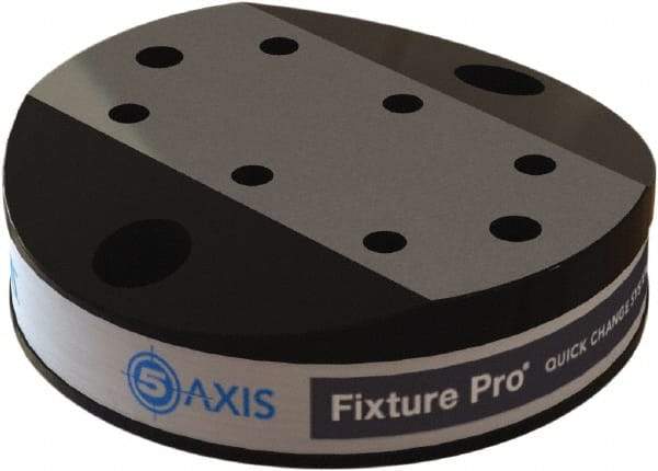 Jergens - 130mm Long x 130mm Wide x 50mm High Steel Fixture Plate - 50mm Plate Thickness - Industrial Tool & Supply