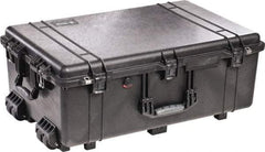 Pelican Products, Inc. - 20-15/32" Wide x 12-29/64" High, Clamshell Hard Case - Black, Polypropylene - Industrial Tool & Supply