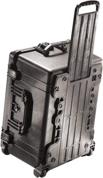 Pelican Products, Inc. - 19-11/16" Wide x 11-7/8" High, Clamshell Hard Case - Black, Polypropylene - Industrial Tool & Supply