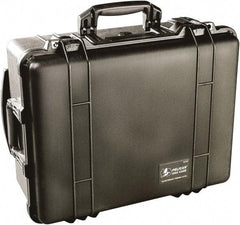 Pelican Products, Inc. - 17-59/64" Wide x 10-27/64" High, Clamshell Hard Case - Black, Polypropylene - Industrial Tool & Supply