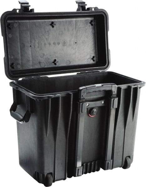 Pelican Products, Inc. - 12" Wide x 18" High, Top Loader Case - Black, Polypropylene - Industrial Tool & Supply