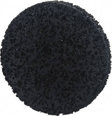 Norton - 6" Extra Coarse Grade Silicon Carbide Deburring Disc - Arbor Connection, Black, 8,000 Max RPM - Industrial Tool & Supply
