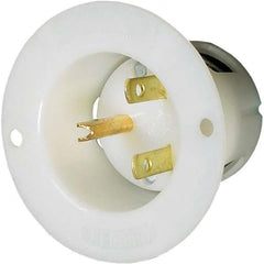 Hubbell Wiring Device-Kellems - Straight Blade Plugs & Connectors Connector Type: Flanged Inlet Grade: Industrial - Industrial Tool & Supply