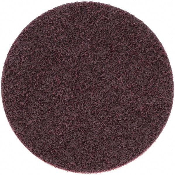 Norton - 6" Diam, 80 Grit, Aluminum Oxide Hook & Loop Disc - Medium Grade, Nonwoven, - Industrial Tool & Supply