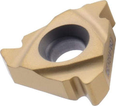 Seco - 16ER External Right Hand 8 API Round Laydown Threading Insert - Grade CP500, TiAlN/TiN Coated Carbide, 9.53mm Inscribed Circle - Industrial Tool & Supply