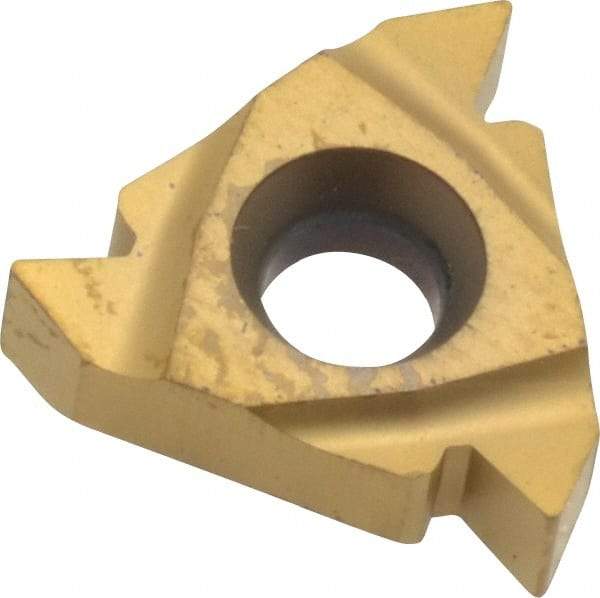 Seco - 16ER External Right Hand 14-8 Partial Profile 60° Laydown Threading Insert - Grade CP500, TiAlN/TiN Coated Carbide - Industrial Tool & Supply