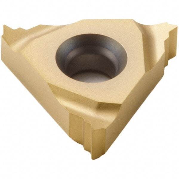 Seco - 16NL Internal Left Hand 16 UN Laydown Threading Insert - Grade CP500, TiAlN/TiN Coated Carbide - Industrial Tool & Supply