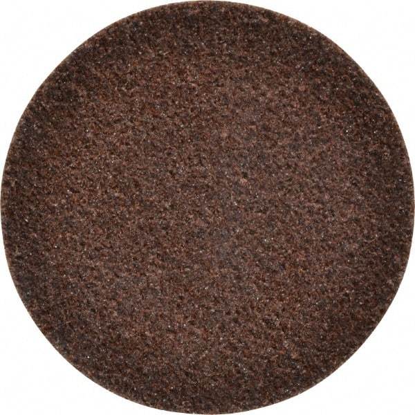 Norton - 4" Diam, 80 Grit, Aluminum Oxide Hook & Loop Disc - Medium Grade, Nonwoven, - Industrial Tool & Supply