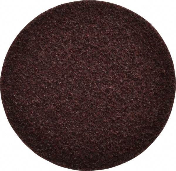 Norton - 4" Diam, 120 Grit, Aluminum Oxide Hook & Loop Disc - Fine Grade, Nonwoven, - Industrial Tool & Supply