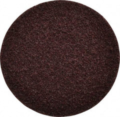 Norton - 4" Diam, 120 Grit, Aluminum Oxide Hook & Loop Disc - Fine Grade, Nonwoven, - Industrial Tool & Supply