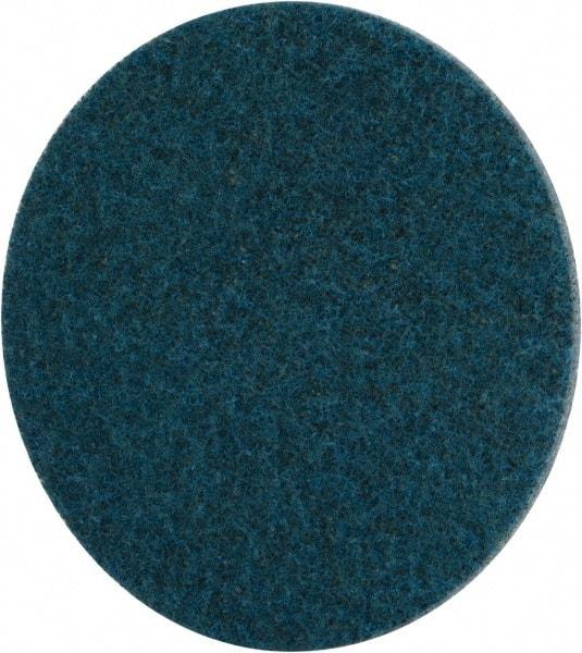 Norton - 5" Diam, 320 Grit, Aluminum Oxide Hook & Loop Disc - Extra Fine Grade, Nonwoven, - Industrial Tool & Supply
