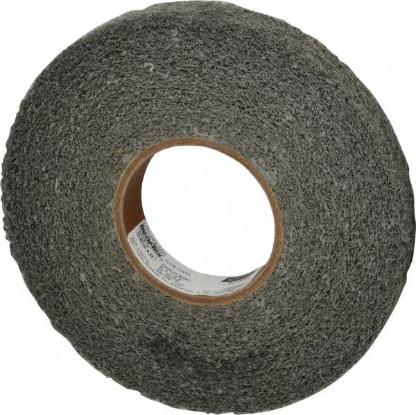 Norton - 8" Diam, 1" Face Width, 3" Center Hole, Medium Grade, Silicon Carbide Deburring Wheel - Convolute, Medium Density 4 Grade, 2,500 RPM - Industrial Tool & Supply