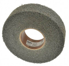 Norton - 8" Diam, 2" Face Width, 3" Center Hole, Medium Grade, Silicon Carbide Deburring Wheel - Convolute, Medium Density 4 Grade, 2,500 RPM - Industrial Tool & Supply