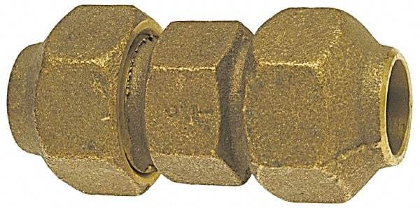 NIBCO - 1-1/2" Cast Copper Pipe Flared Coupling - FL x FL - Industrial Tool & Supply