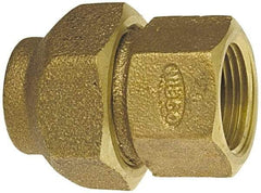 NIBCO - 1/2" Cast Copper Pipe Flared Adapter - FL x F - Industrial Tool & Supply