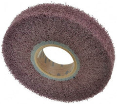 Norton - 6" Diam 120 Grit Aluminum Oxide Unmounted Flap Wheel - 2" Hole, 1" Wide, Density 5, Nonwoven, Grade Medium, 3,000 Max RPM - Industrial Tool & Supply